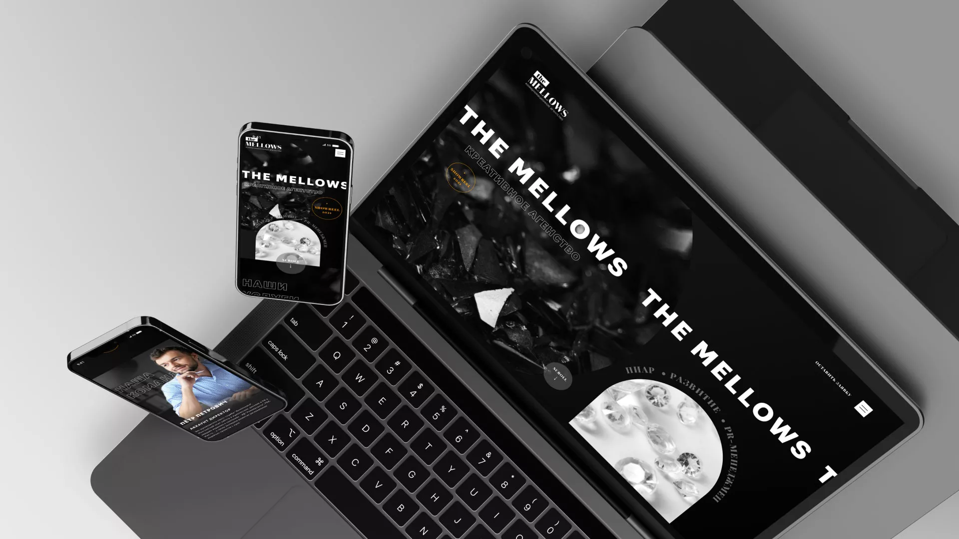 Разработка сайта креативного агентства «The Mellows» в Нижнем Тагиле